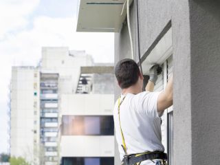 Skilled Technicians Repairing Window Coverings in Saratoga