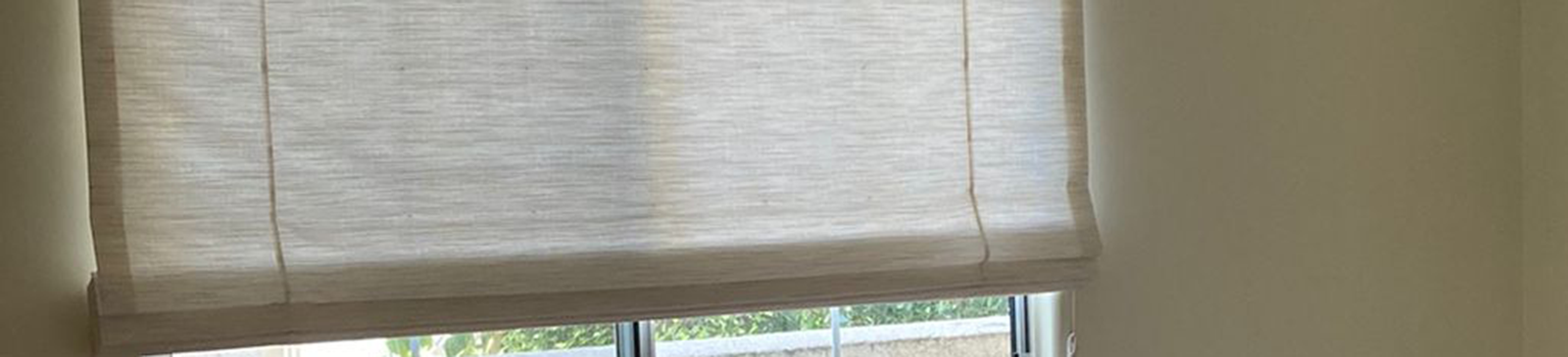 Custom Roman Window Shades for Bedroom in Saratoga